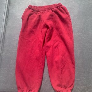 Red Fashion Nova sweats